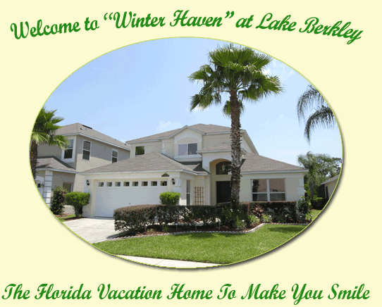 Winter Haven Florida Villa Vacation Home at Lake Berkley Resort Kissimmee