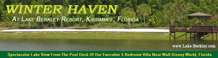 Winter Haven Florida Villa to Rent in Lake Berkley Resort Kissimmee Florida